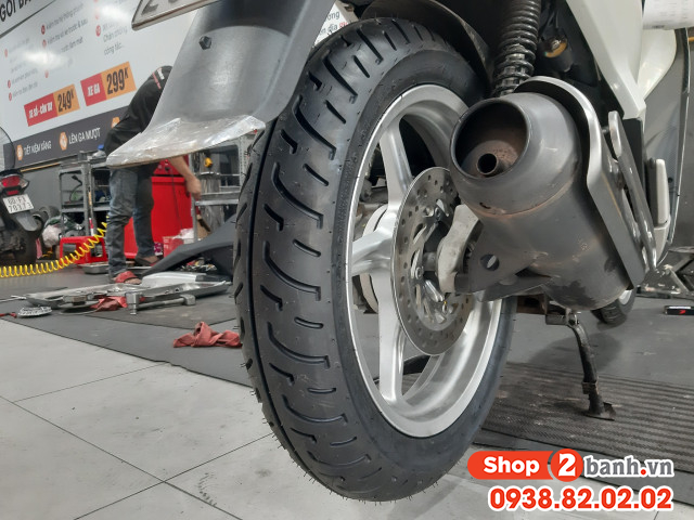Vỏ dunlop 12080-16 gai d451 zin theo xe sh ý - 2