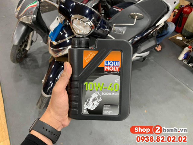 Airblade 160 thay nhớt liqui moly scooter mb 10w40 có tốt không - 3