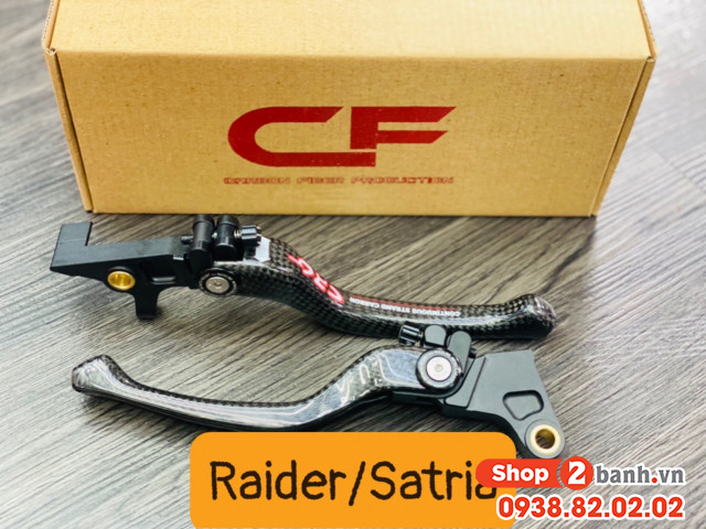 Tay thắng carbon cho satriaraider - 1