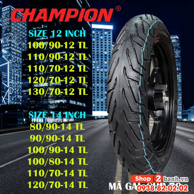 Vỏ xe champion shr79 chính hãng 9090-14 - 1