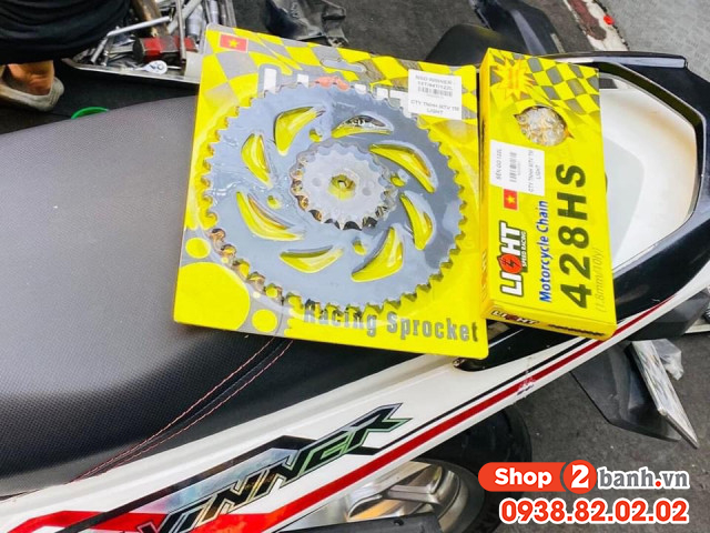 Bộ nhông sên dĩa light cho honda winner - 2