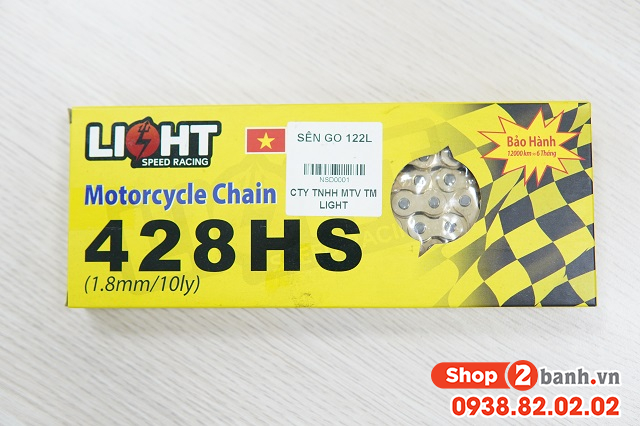 Sên vàng light 428hs 122 mắc 10ly - 1