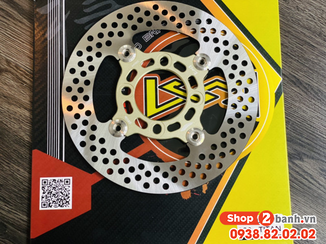 Đĩa thắng lcm 220mm chính hãng lòng titan cho ab wave exciter 135 - 1