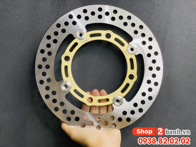 Đĩa thắng lcm 240mm chính hãng lòng titan cho honda sh - 1