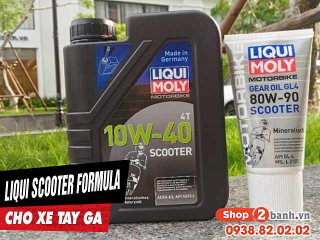 Nhớt liqui scooter formula 10w40 cho xe tay ga đi xa có êm máy không - 1