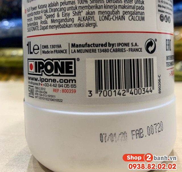 Cách kiểm tra nhớt ipone chính hãng đúng chuẩn - 4