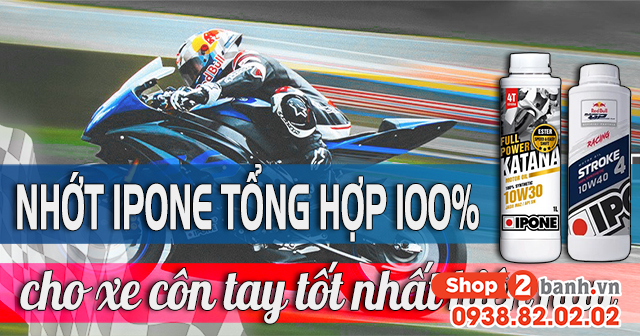 Các loại nhớt ipone tổng hợp 100 tốt nhất cho xe số xe côn tay - 1