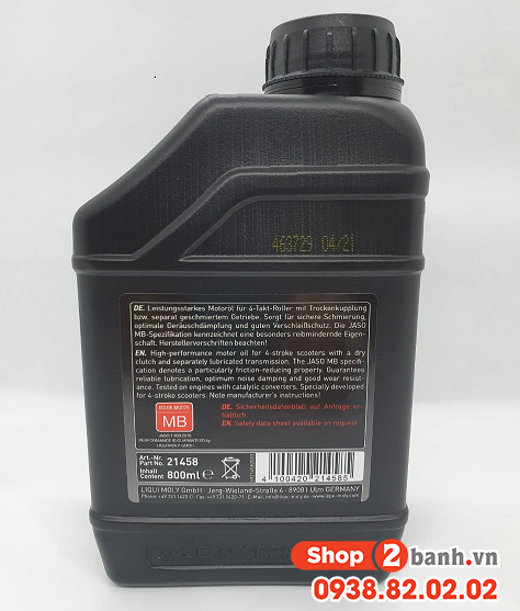 Nhớt liqui scooter formula 10w40 - 3