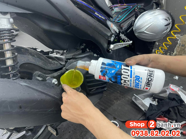 Nvx thay nhớt ipone katana scoot 0w30 đi có êm máy không - 2