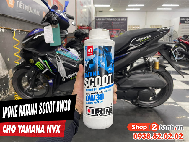 Nvx thay nhớt ipone katana scoot 0w30 đi có êm máy không - 1