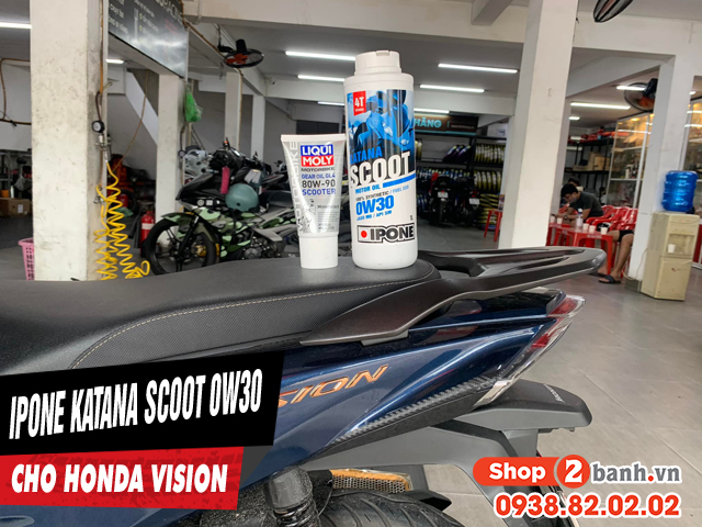 Thay nhớt ipone katana scoot 0w30 cho vision đi xa có tốt không - 1
