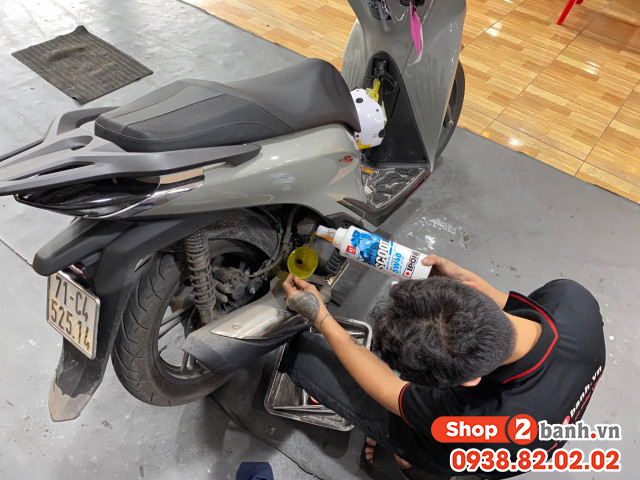 Sh350i thay nhớt ipone katana scoot 5w40 chạy mát máy không - 2