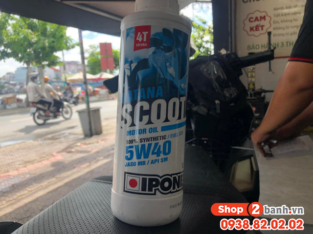Sh thay nhớt ipone katana scoot 5w40 chạy có bốc máy không - 2