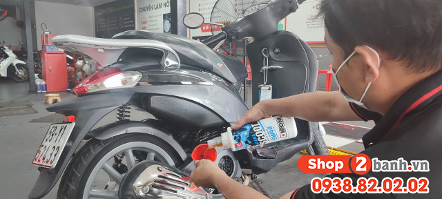 Piaggio medley thay nhớt ipone katana scoot 5w40 chạy máy có êm không - 3