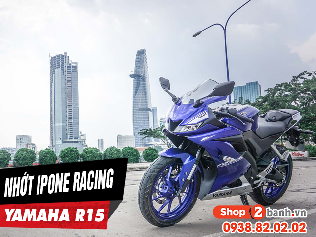 Yamaha r15 thay nhớt ipone stroke 4 racing 10w40 đi bao nhiêu km mới thay lại - 1