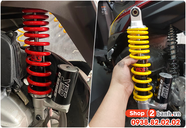 Phuộc yss cho yamaha gear 125 loại nào đi êm và bền nhất - 4