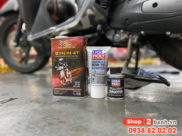 Xe tay ga yamaha gear 125 chạy roda thì thay nhớt như thế nào là chuẩn - 2