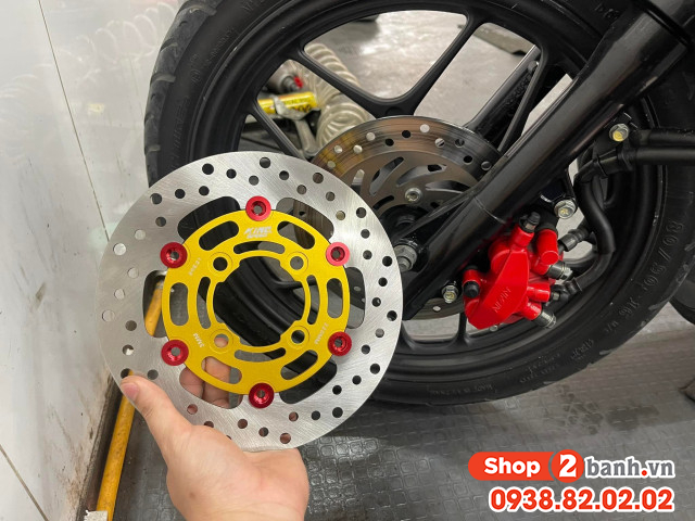 Đĩa thắng kingspeed moto 3 size 220mm 4 lỗ cho ab wave future - 2