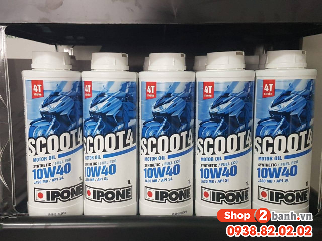 Honda lead thay nhớt ipone scoot 4 10w40 chạy có mát máy không - 2