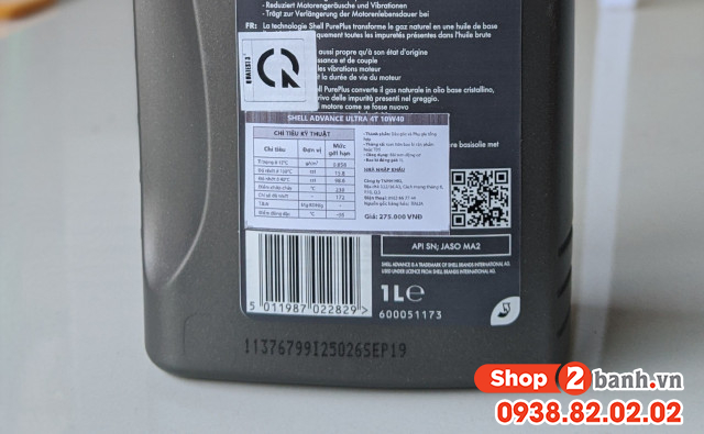 Cách nhận biết nhớt shell giả và nhớt thật chính hãng - 6