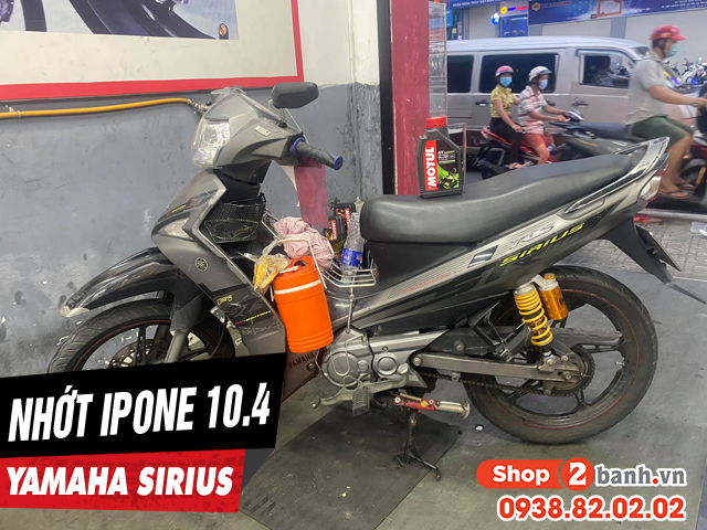 Sirius thay nhớt ipone 104 10w40 chạy có êm và mát máy không - 1