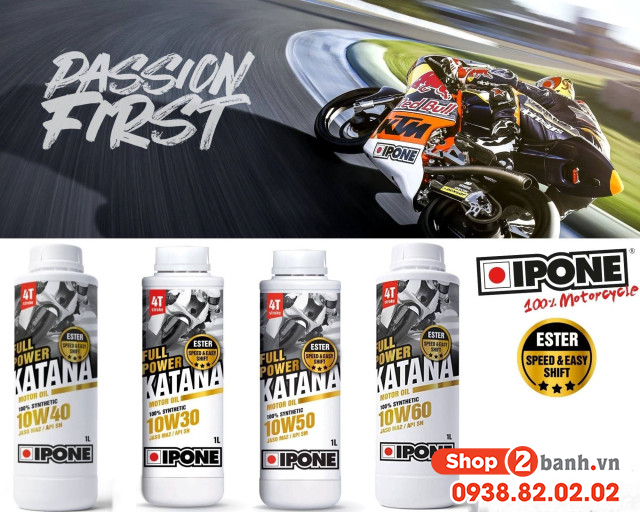 Thay nhớt ipone katana full power 10w30 có gsx-s150 có phù hợp không - 2
