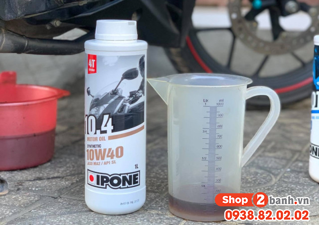 Wave 125i thay nhớt ipone 104 10w40 đi xa có mát không - 2