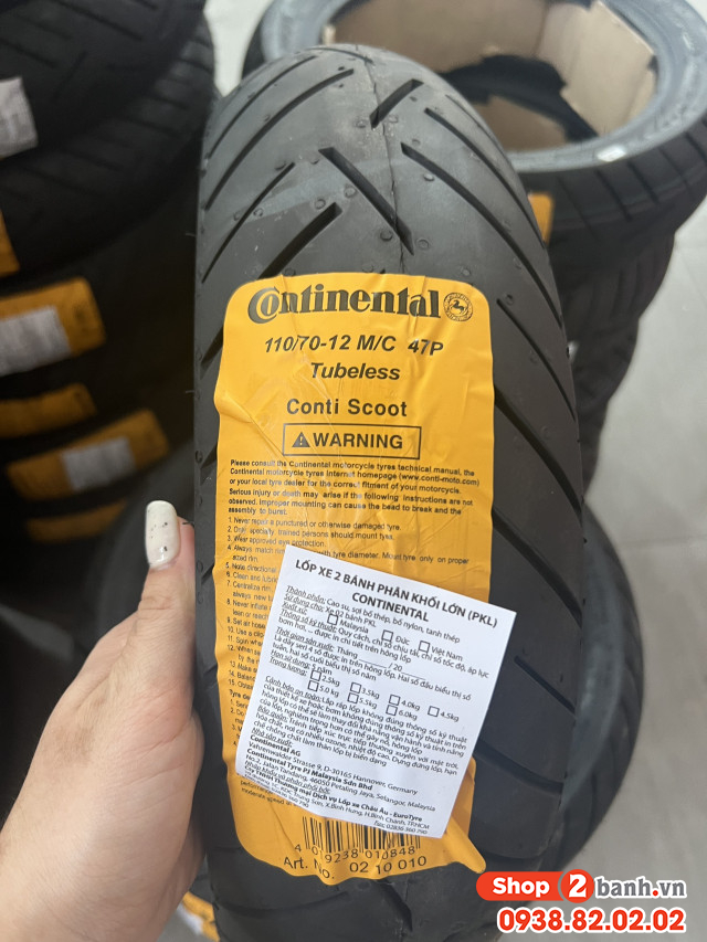 Lốp conti scoot 11070-12 - 12070-12 - 2