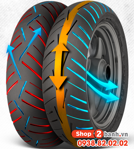 Vỏ xe continental contiscoot 11070-12 - 3