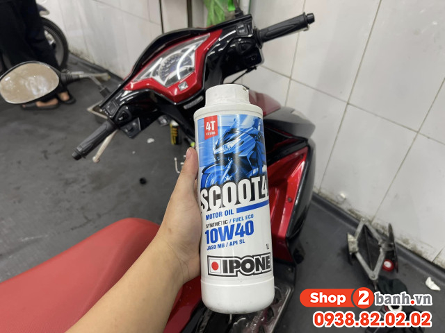 Xe tay ga aprilia sr gt 200 chạy roda thì thay nhớt như thế nào - 3