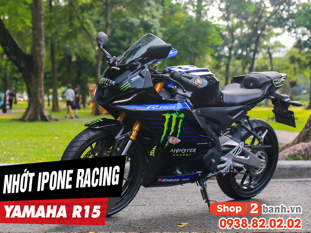 Yamaha r15 thay nhớt ipone stroke 4 racing 10w40 đi xa có mát máy không - 1