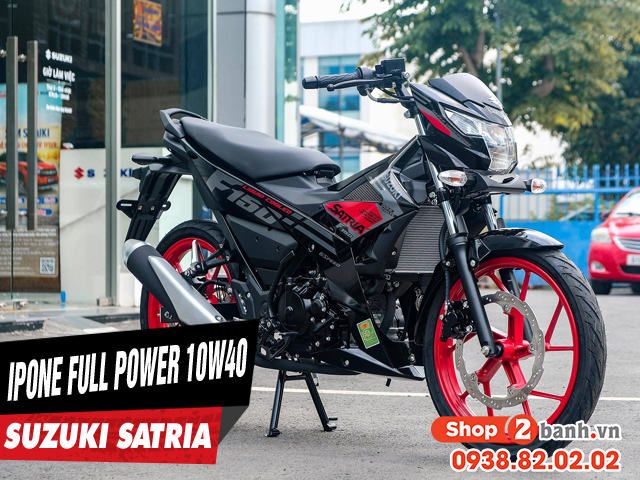 Suzuki satria thay nhớt ipone katana full power 10w40 chạy có bền máy không - 1
