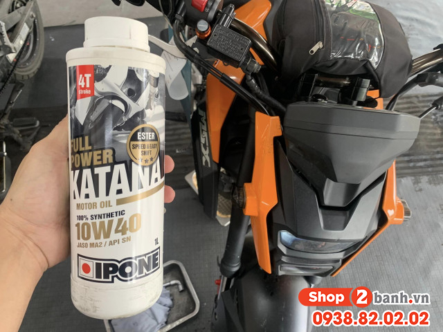 Kawasaki z900 thay nhớt katana full power 10w40 đi tour có phù hợp không - 2