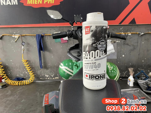 Gsx-r150 thay nhớt ipone r4000 rs 10w40 đi có bền máy không - 4