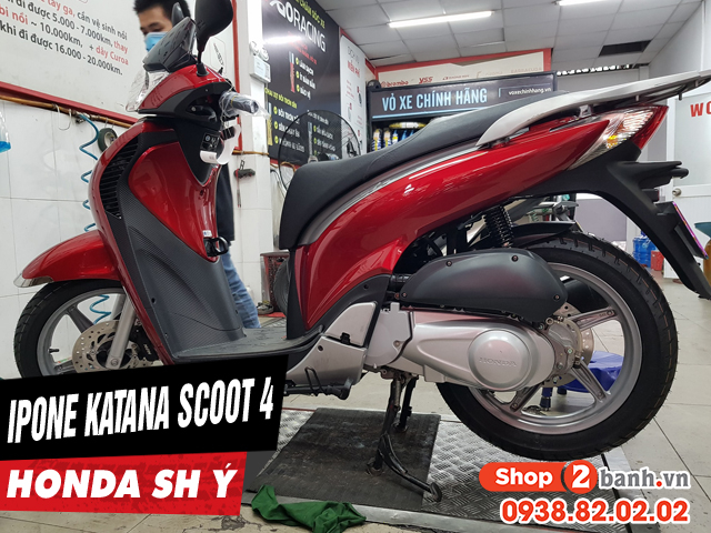 Honda sh ý thay nhớt ipone katana scoot 5w40 chạy có tốt không - 1