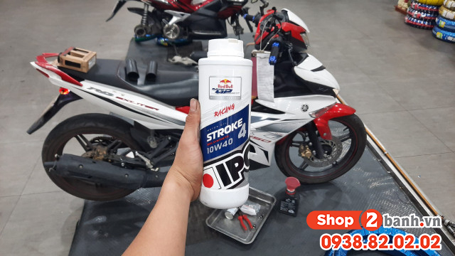 Ktm duke 390 thay nhớt ipone stroke 4 racing 10w40 đi có bốc máy không - 2
