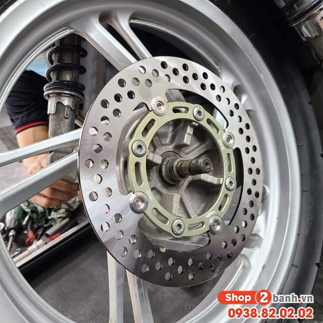 Đĩa thắng lcm 240mm chính hãng lòng titan cho honda sh - 3