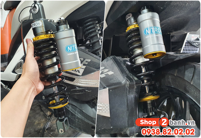 Tổng hợp phuộc sau xe honda vision nhún êm đẹp mới nhất 2023 - 7