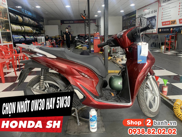 Sh125 sh150i đi nhớt 0w30 hay 5w40 tốt nhất - 1