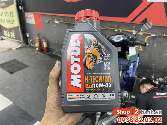 nhớt motul h-tech 100 4t 10w40 - 4