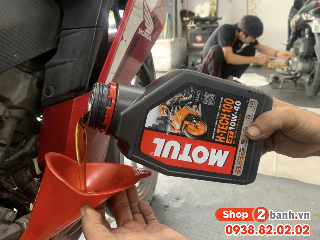 nhớt motul h-tech 100 4t 10w40 - 3
