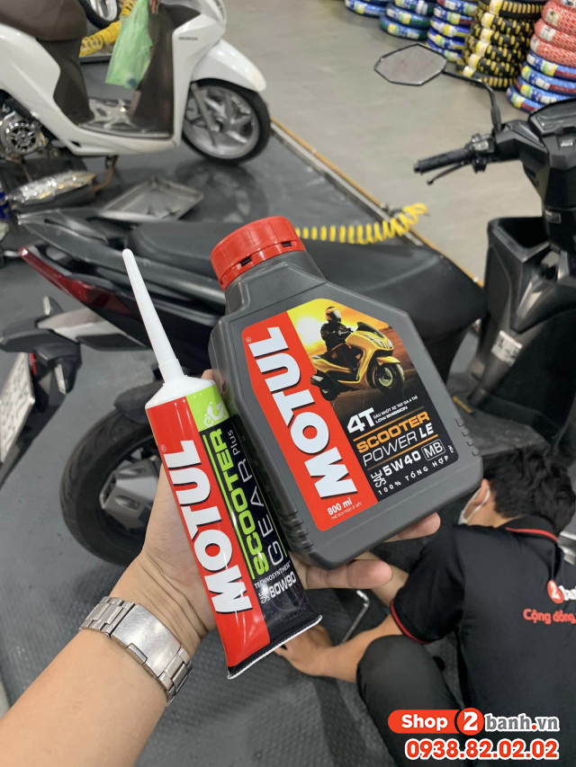Motul scooter gear plus nhớt lap nhớt hộp số 120ml - 2