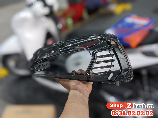 Ốp lọc gió trong suốt zhipat cho honda sh350i chính hãng - 4