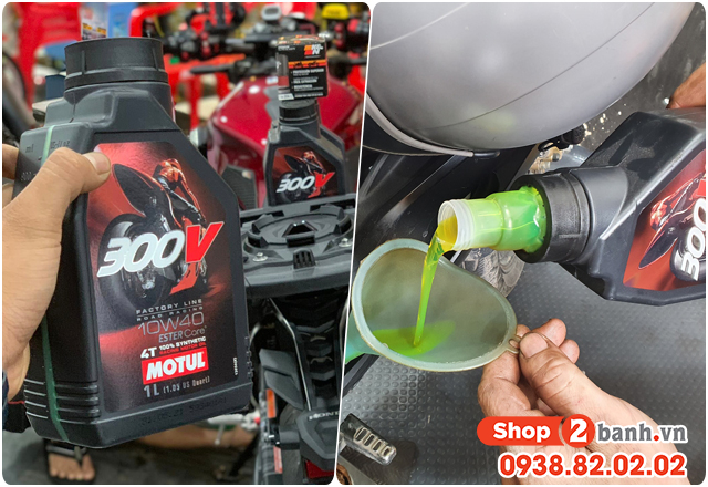 Xe tay ga aprilia sr gt 200 thay nhớt motul 300v có được không - 4