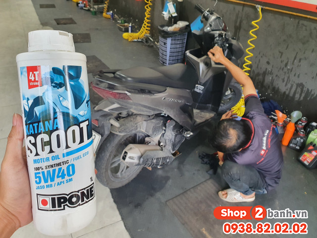 Xe tay ga vario 125 150 160 thay bao nhiêu lít nhớt - 3