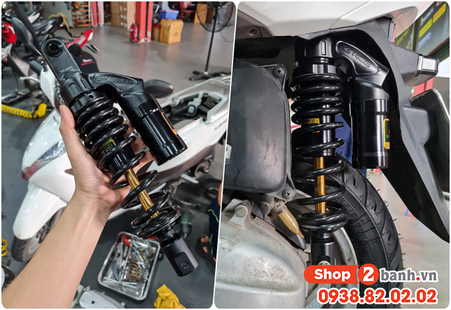 Tổng hợp phuộc sau xe honda lead 125 nhún êm đẹp mới nhất 2025 - 4