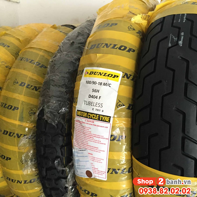 Vỏ dunlop d404f size 10090-18 - 2