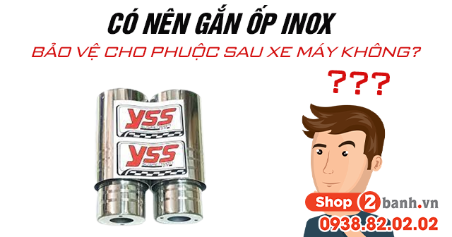 Có nên gắn ốp inox bảo vệ cho phuộc sau xe máy không - 1