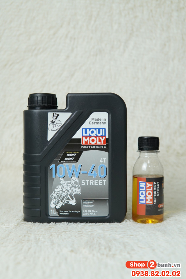 Nhớt chiết lẻ liqui moly motorbike street 4t 10w40 100ml - 1