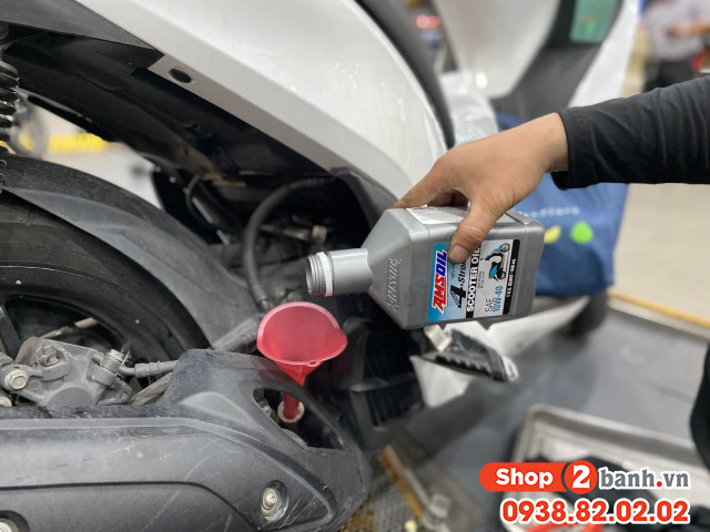 Xe tay ga honda sh160i đi bao lâu thì nên thay nhớt - 3
